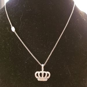 Juicy Couture Pave Crown Necklace NWT